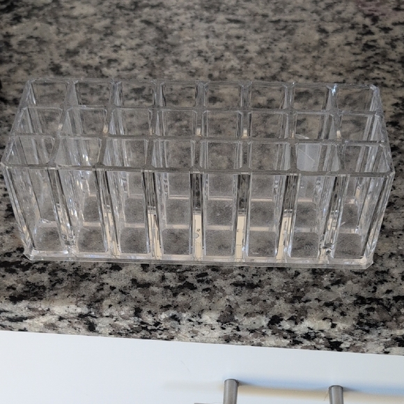 Other - Clear Acrylic 24 Compartments - Lipstick, Office Supplies, Craft Tools Storage